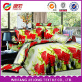 2017 Weifang supplier In stock 3D 100% polyester Wholesale Commercial bedding sets for DIfferent market